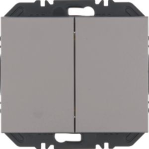 Berker 24127033 Friends of Hue Modul mit Wippe 2-fach, K.5, aluminium