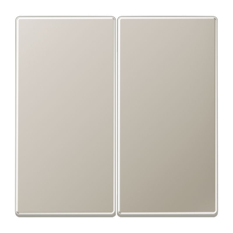 Jung ES102 Wippe für Taster 2-fach, F10, Serie LS, Edelstahl