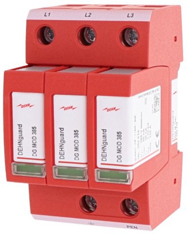 Dehn + Söhne 952319 Überspannungsableiter Typ 2 DEHNguard M 3-polig für TN-C-Systeme