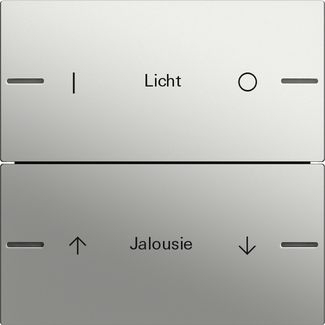 Gira 5762600 Wippenset 2-fach individuell Tastsensor 4.55, Edelstahl