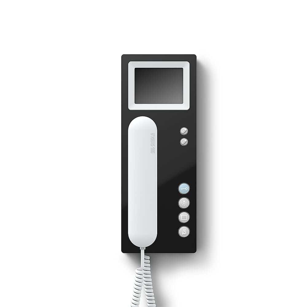 Siedle BTSV 850-03 SH/W Video-Haustelefon Standard, schwarz glänz./ws