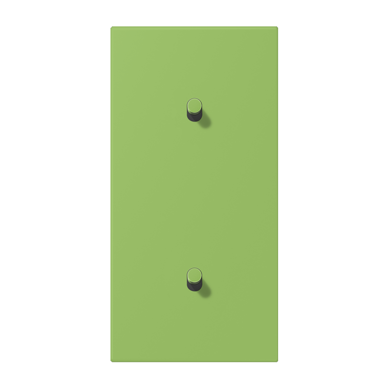 Jung LC12-20R0220 Abdeckung mit Kipphebel "Zylinder", 2 x 1 Kipphebel, senkrecht, vert 31
