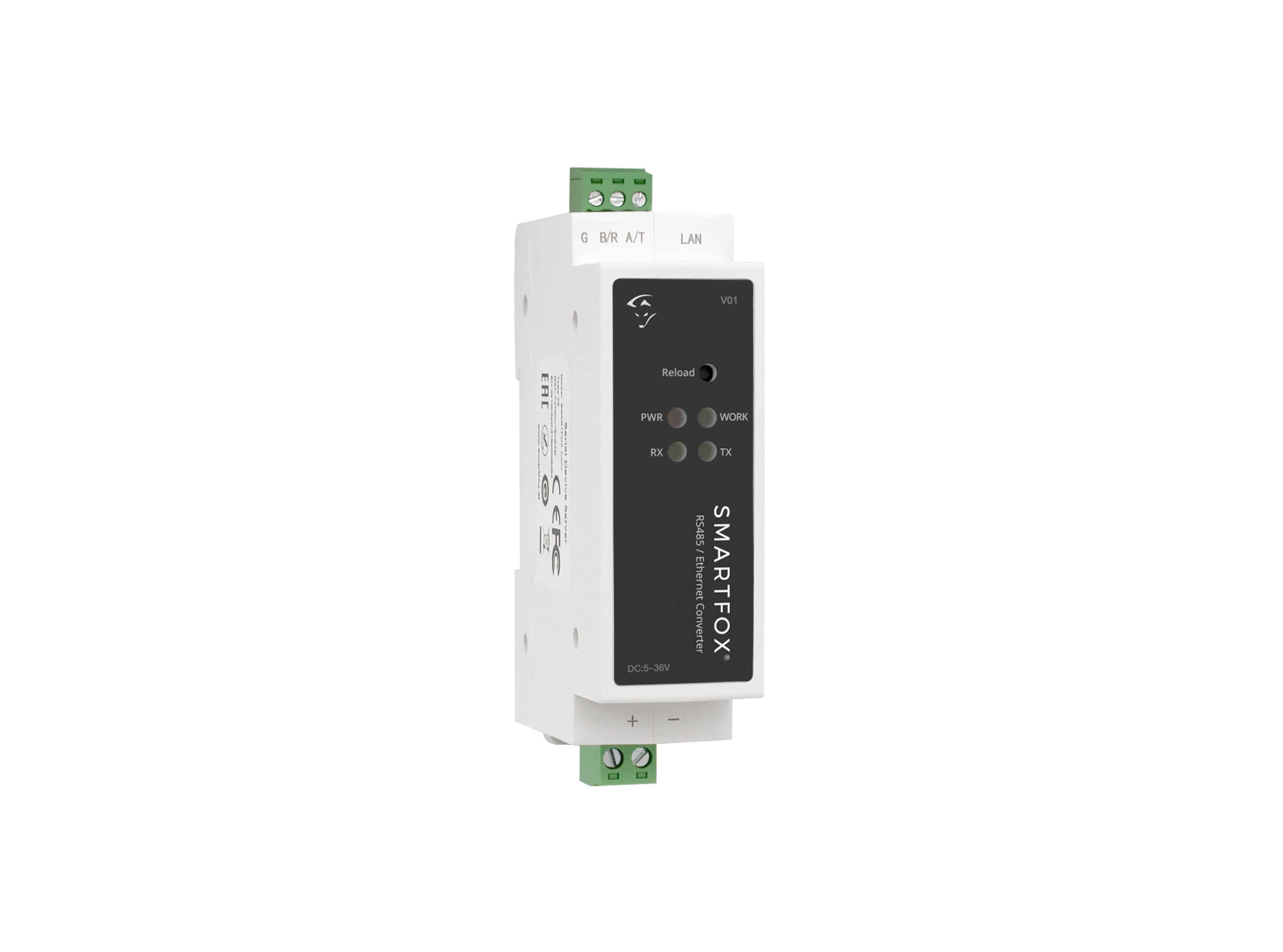 Smartfox 0767523866413 RS485/Ethernet Converter Anbindung Pro/Charger über Ethernet
