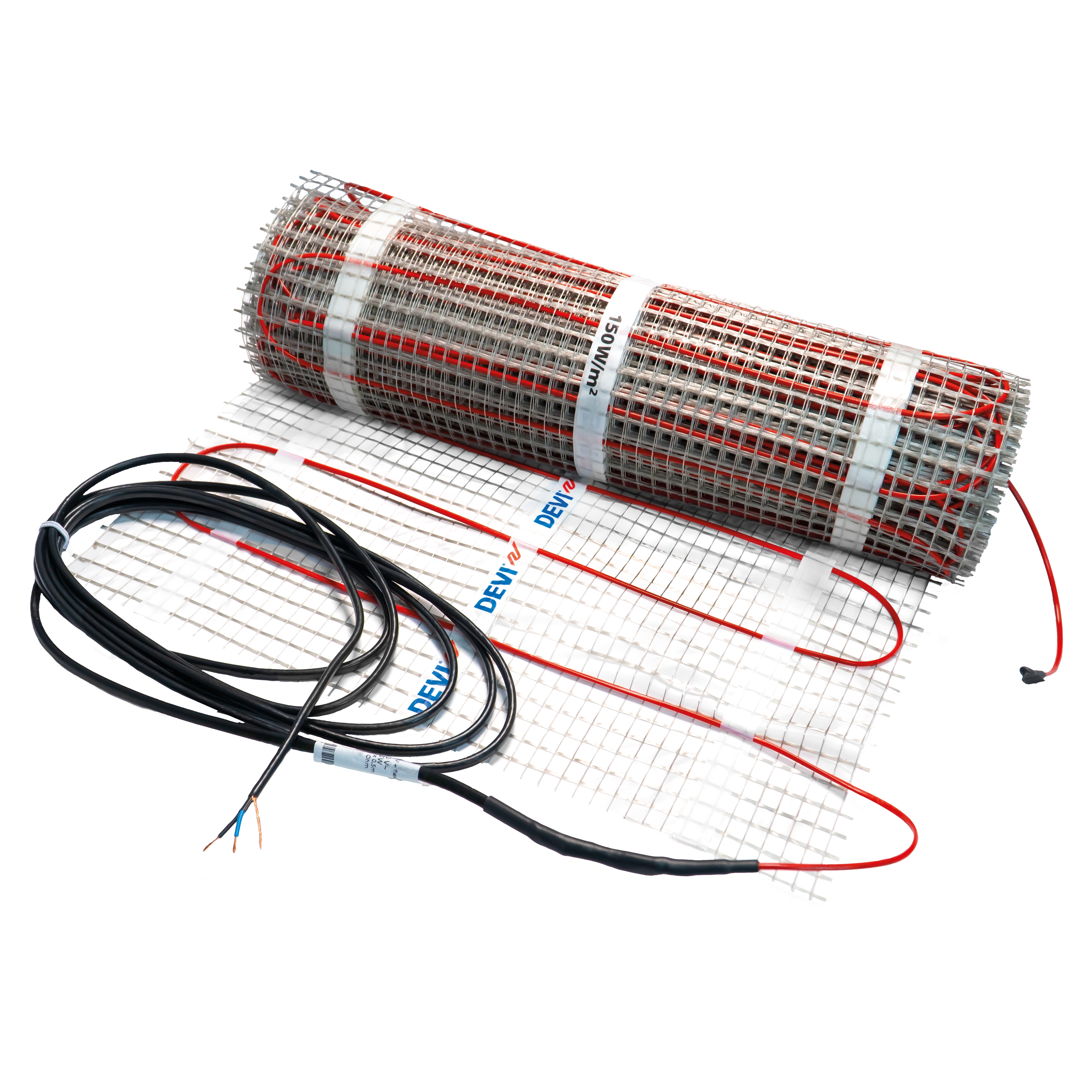 Devi 140F0826 Heizmatte mit Devireg Touch-Regler, 8 m²