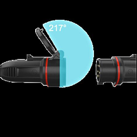 Walther Electric FW210506CC CEE NEO Stecker ''One-Touch'' mit Käfigzugfeder, 400V, 16A, 5P, 6h, IP54