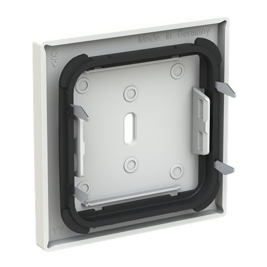 Busch-Jaeger 6479-884 Zentralscheibe für USB Ladestation 1-fach mit USB-C-Anschluss, Plattform 63, studioweiß matt