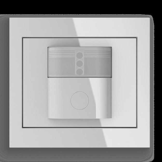Berker 85341279 IR Bewegungsmelder Komfort 1,1 m, K.1, polarweiß glänzend