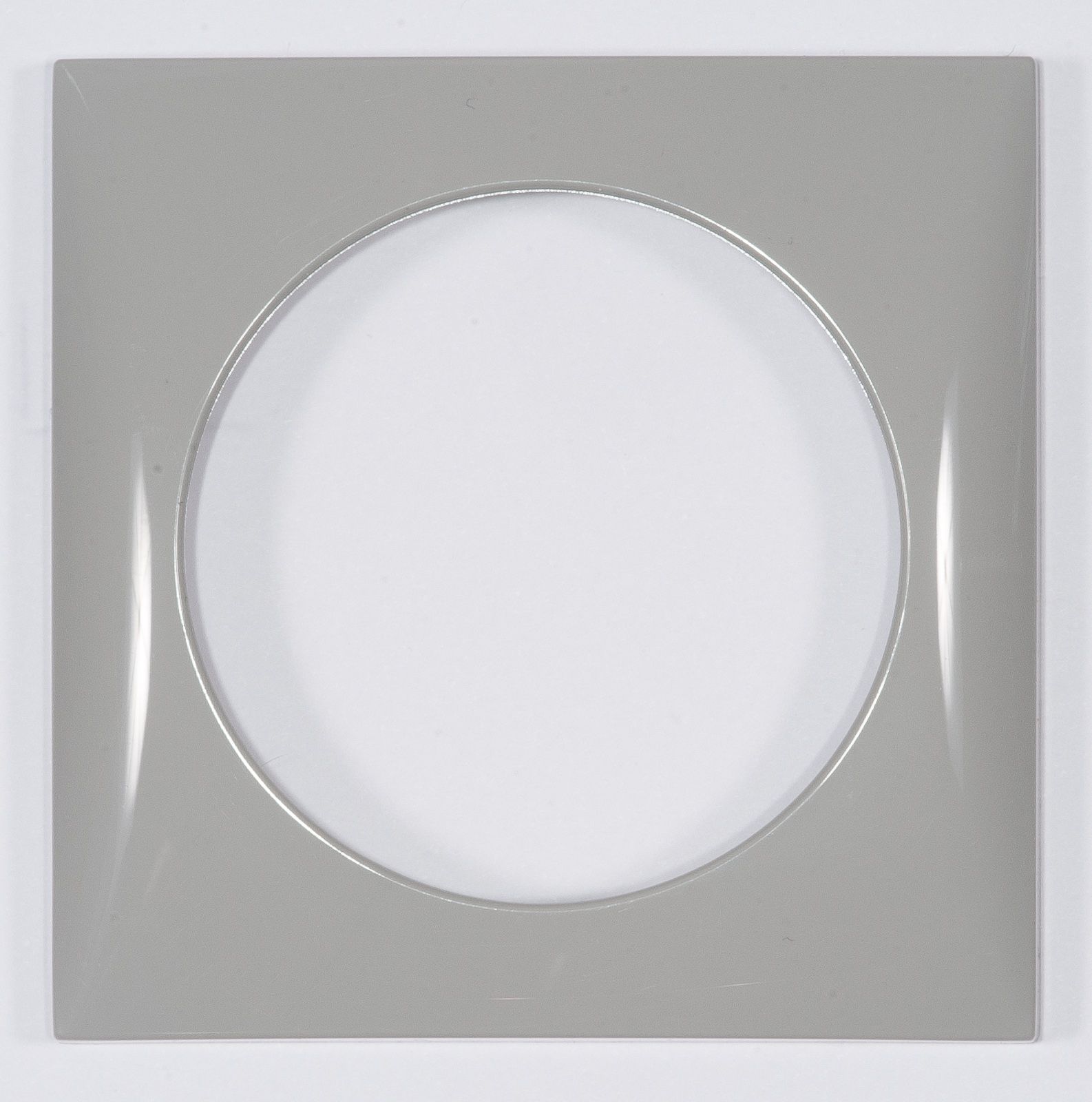 Berker 918272507 Rahmen 1-fach, Integro Flow, grau glänzend