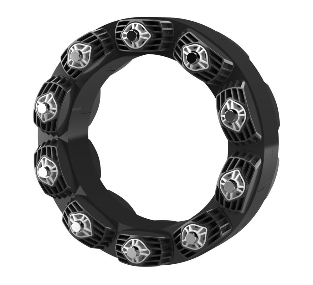 Hauff 1410061501 Gliederkette modulare Rohrdichtung 1xGKD615 EPDM50, Glieder 1x
