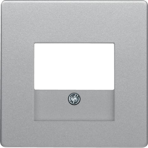 Berker 10336084 Zentralstück mit TAE-Ausschnitt, Q.x, aluminium samt