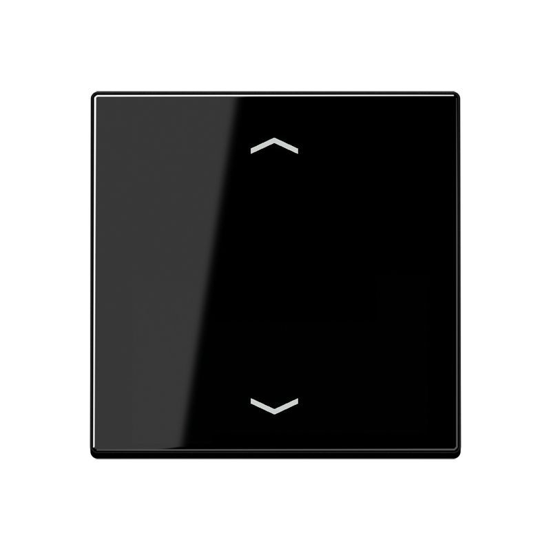 Jung A101PSW Wippe, mit Pfeilsymbolen für Taster 1-fach, Duroplast, F10, Serie A, schwarz