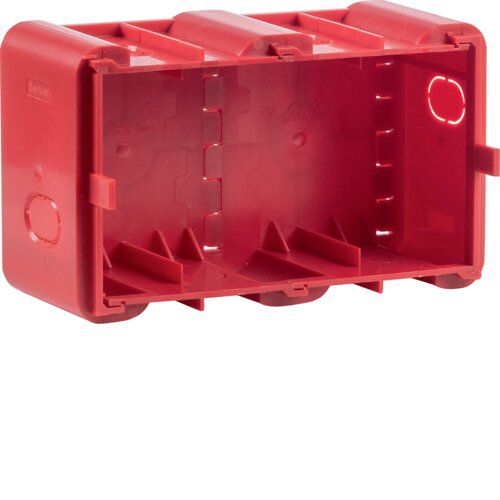 Berker 18720020 Einbaudose 2-fach für UP-Montage, R.8, rot