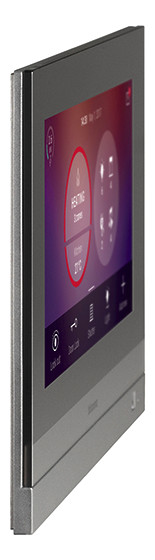 Legrand Bticino 3488 Touchscreen mit 7 Zoll Bildschirm für Hausautomation MyHome, Farbe: Schwarz
