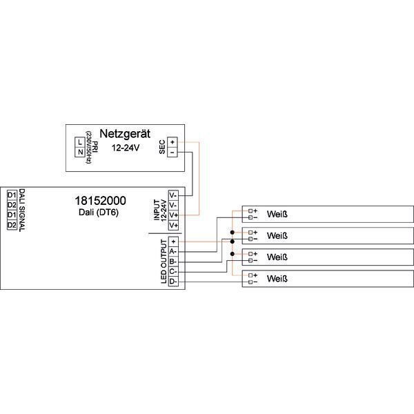 Brumberg 18152000 LED-Dimmer 12-24 V DC, dimmbar, DALI (DT6)