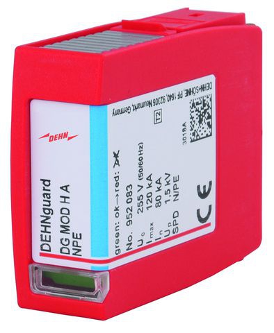 Dehn 952083 Überspannungsableiter Typ 2 N-PE-Funken- strecken-Schutzmodul für DEHNguard ACI