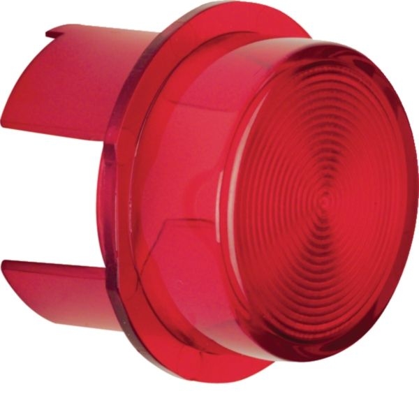 Hager WDA4527R Haube für Drucktaster und Lichtsignal E10, Zubehör, rot transparent