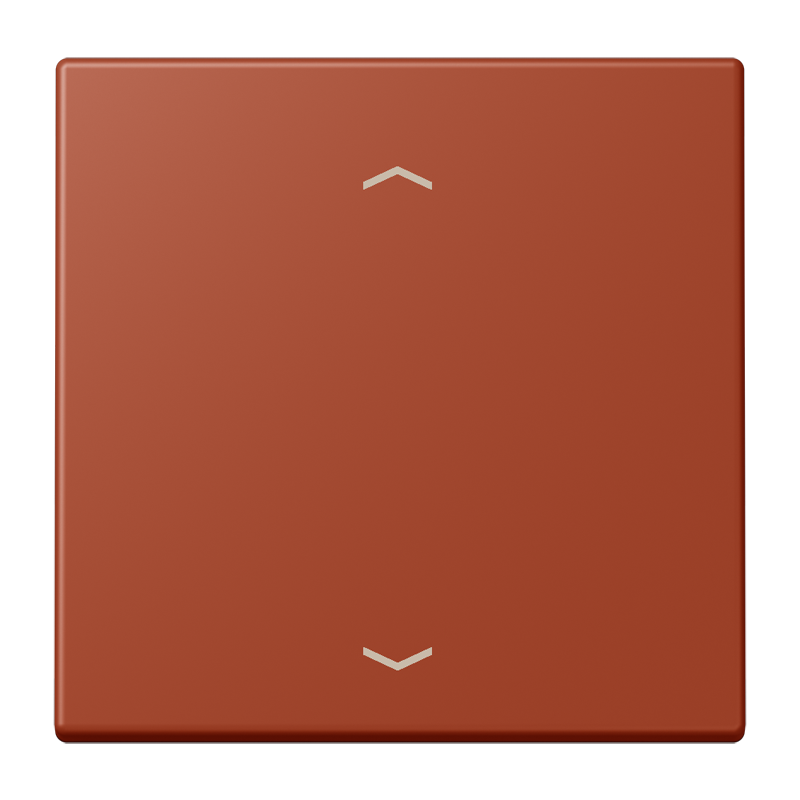 Jung LC990P232 Wippe 1-fach, mit Pfeilsymbolen, Les Couleurs® 32110, l'ocre rouge