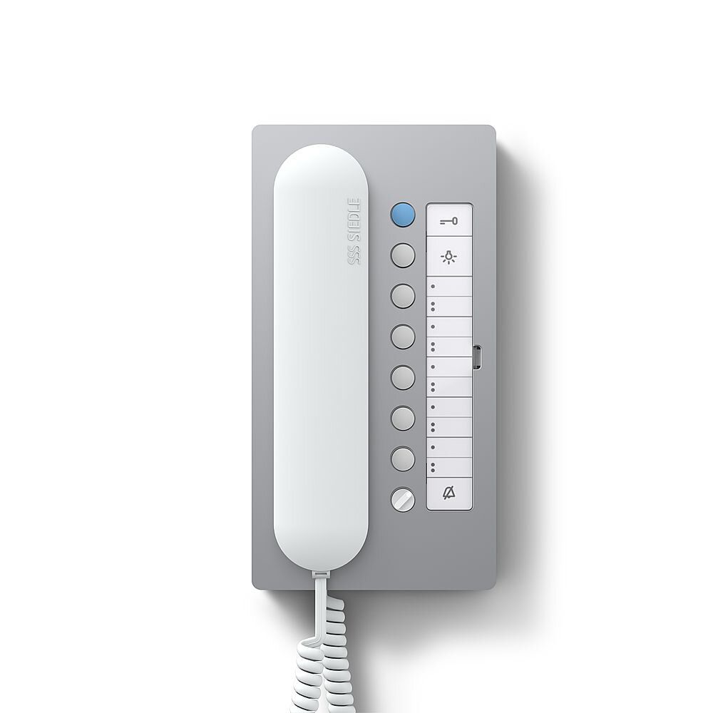 Siedle HTC 811-0 A/W Haustelefon Comfort 1+n, Alum./weiß