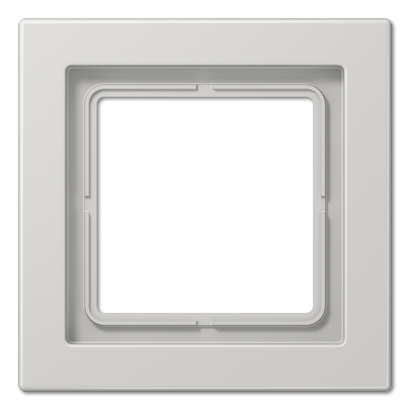 Jung LSD981LG Rahmen 1-fach, senkrechte und waagerechte Montage, Duroplast, LS-DESIGN, lichtgrau