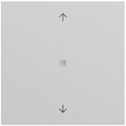 Gira 510576 RF Bedienaufsatz 1-fach Pfeilsymbole für KNX, System 70, grau matt (lackiert)