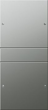 Gira 2132601 Wippenset 2-fach (1+1), System 55, edelstahl