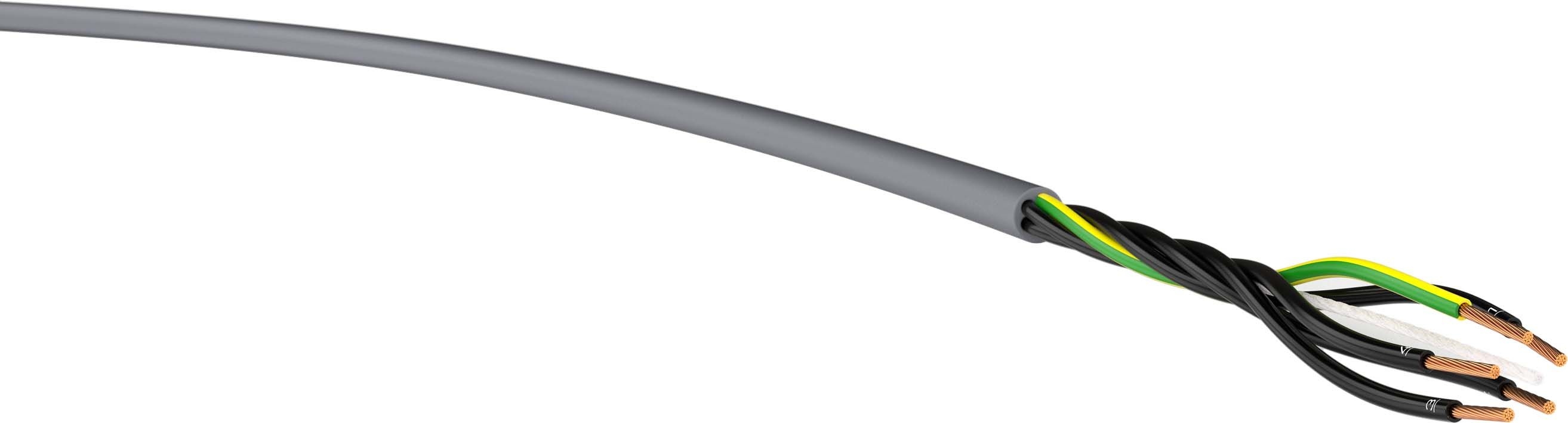 Steuerleitung YSLY-JZ 5x0,5 mm², Schnittware, grau