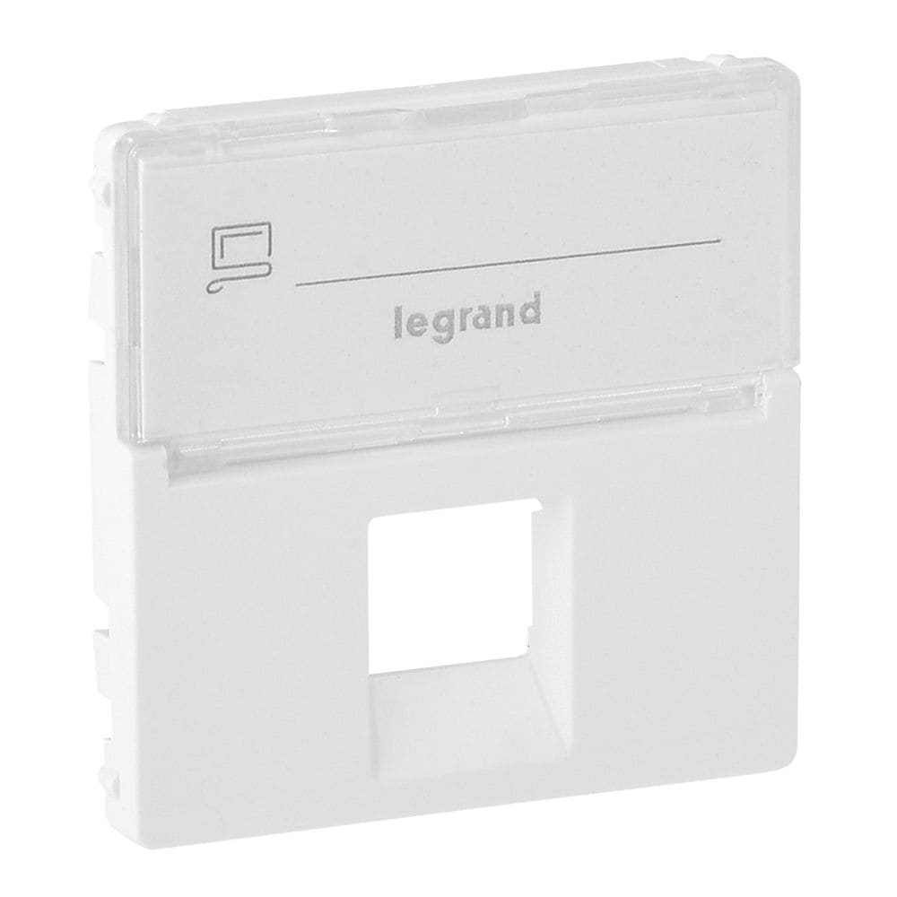 Legrand 755470 Abdeckung mit Beschriftungsfeld für Telefon- oder Datendose