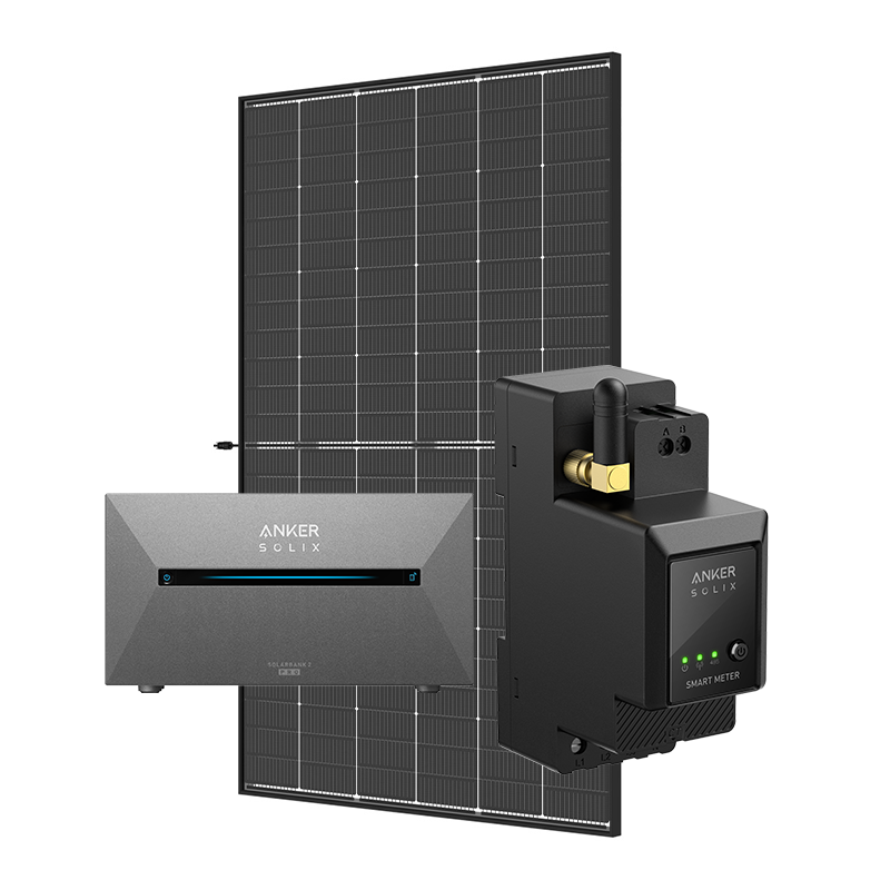 E24-PV-SET5-AT-870 Balkonkraftwerk 870 Wp (2x Trina Solar TSM-435NEG9RC.27 + Anker SOLIX Solarbank 2 E1600 Pro)