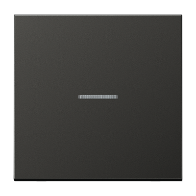 Jung AL10911STRFAN KNX RF Taster 1-fach, Aluminium lackiert, Serie LS, anthrazit