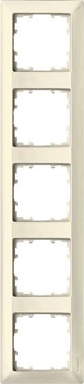 Siemens 5TG25850 DELTA line Rahmen 5-fach, elektroweiß