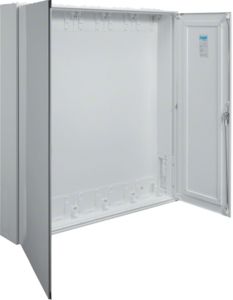 Hager ZB55W, univers Z Leerschrank m. Tür IP54, H=1400mm, 5 Felder