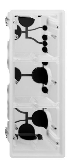 Gira 375600 Gerätedose 3-fach luftdicht für den flachen Einbau, Gira F200