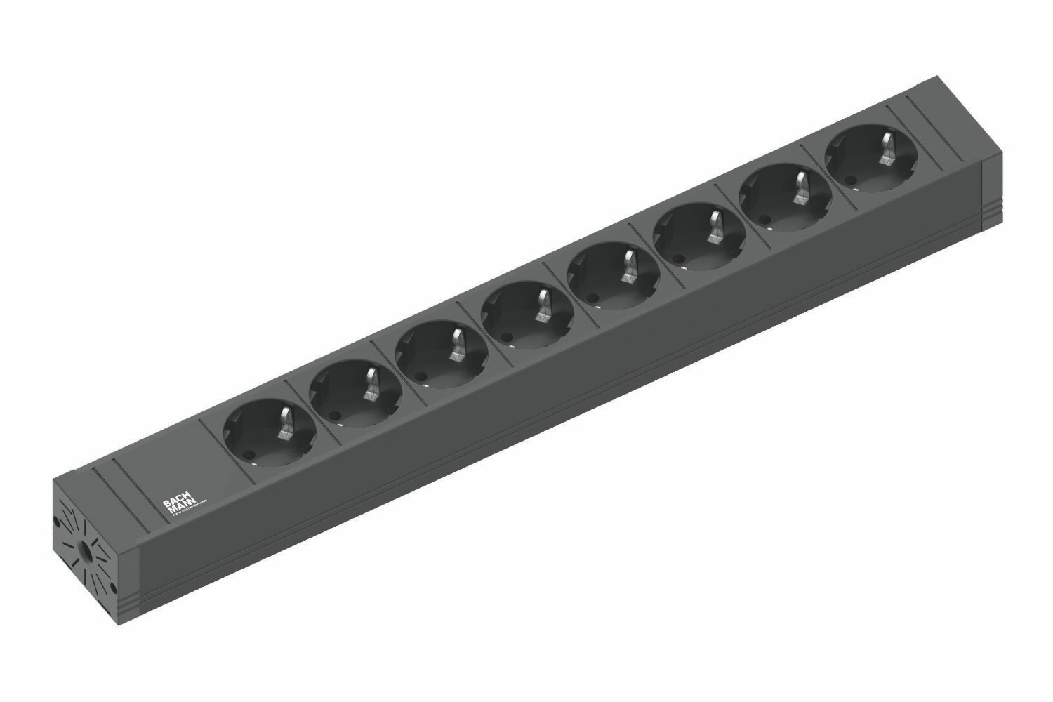 Bachmann 420.0019 Steckdosenleiste CONNECT LINE 8x CEE7/3 Strom 2,0m