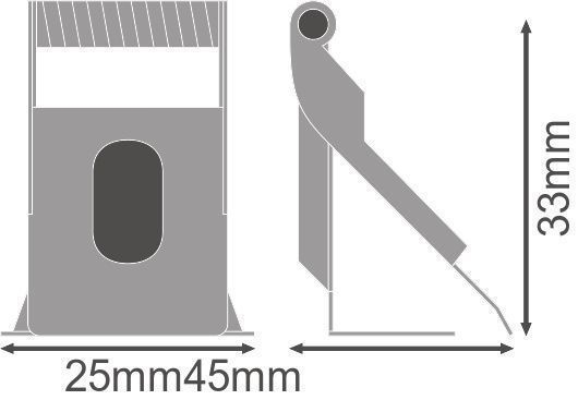 Ledvance 4058075409859 Einbauklemmen für Panel-Leuchten, 10 bis 20 mm, VE4