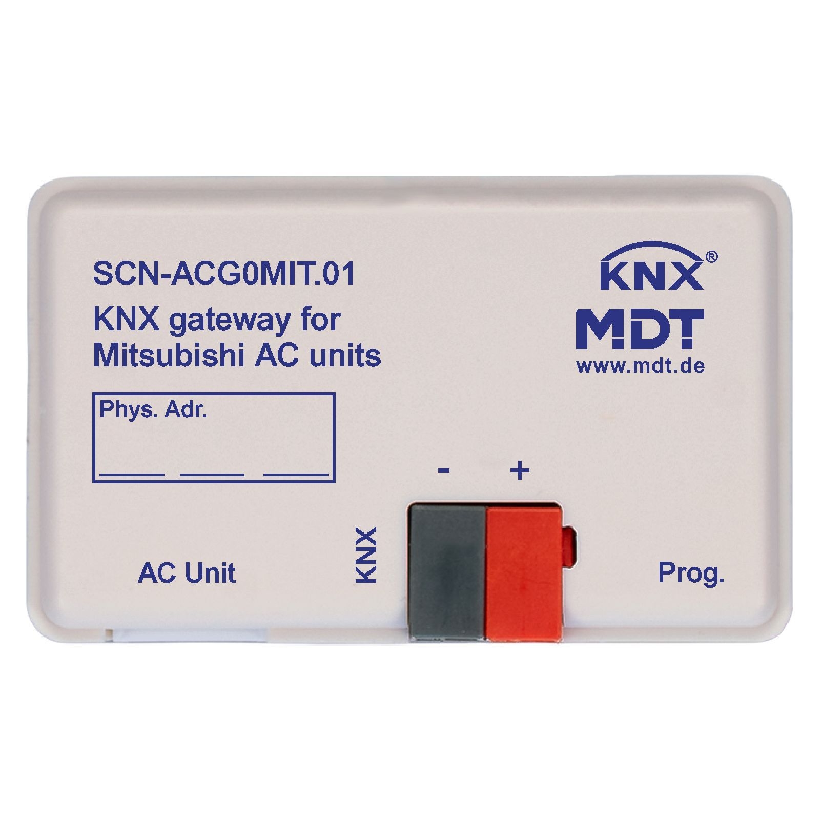 MDT SCN-ACG0MIT.01 KNX Gateway für Mitsubishi Klimageräte, UP