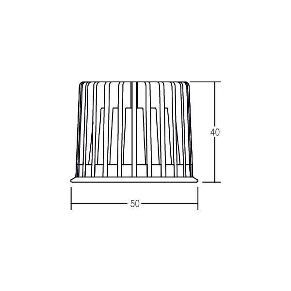 Brumberg 12926003 LED-Reflektoreinsatz 350 mA, 3 W, 38°, 3.000 K, CRI>80, Höhe 40 mm