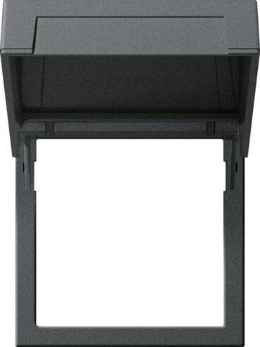 Gira 265828 Montagerahmen Klappdeckel, System 55, anthrazit