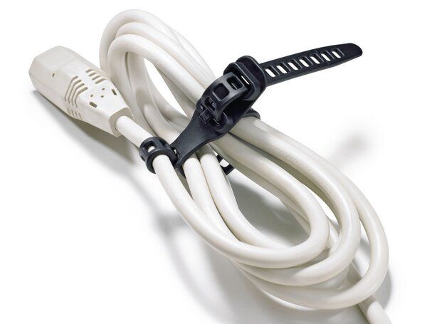 HellermannTyton 115-28898 Lösbarer Softbinder SOFTFIX XXL 880x28 mm, (1 Stk. = 1 VPE á 3 Stk.)