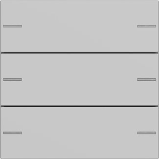 Gira 5753015 Wippenset 3-fach für Tastsensor 4.55, Grau matt