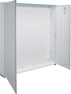 Hager ZB55S, univers Z Leerschrank m. Tür IP44, H=1400mm, 5 Felder