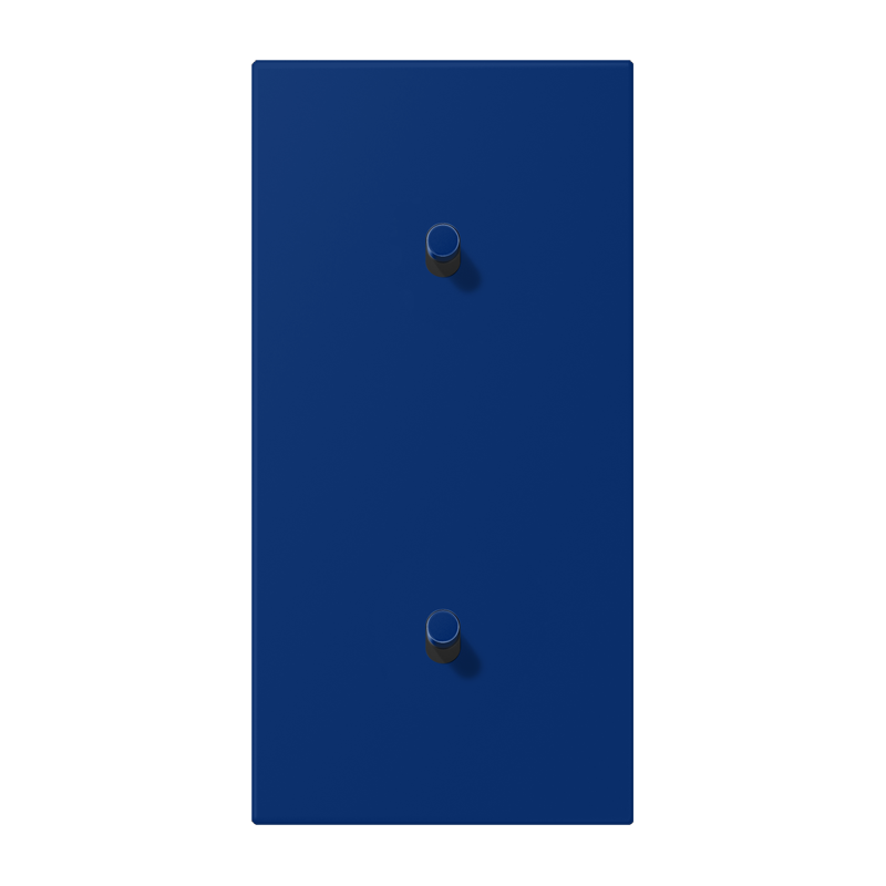 Jung LC12-20R0261 Abdeckung mit Kipphebel "Zylinder", 2 x 1 Kipphebel, senkrecht, bleu outremer foncé