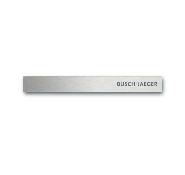 Busch-Jaeger 6349-860-101 Abschlussleiste unten mit Schriftzug, Busch-priOn