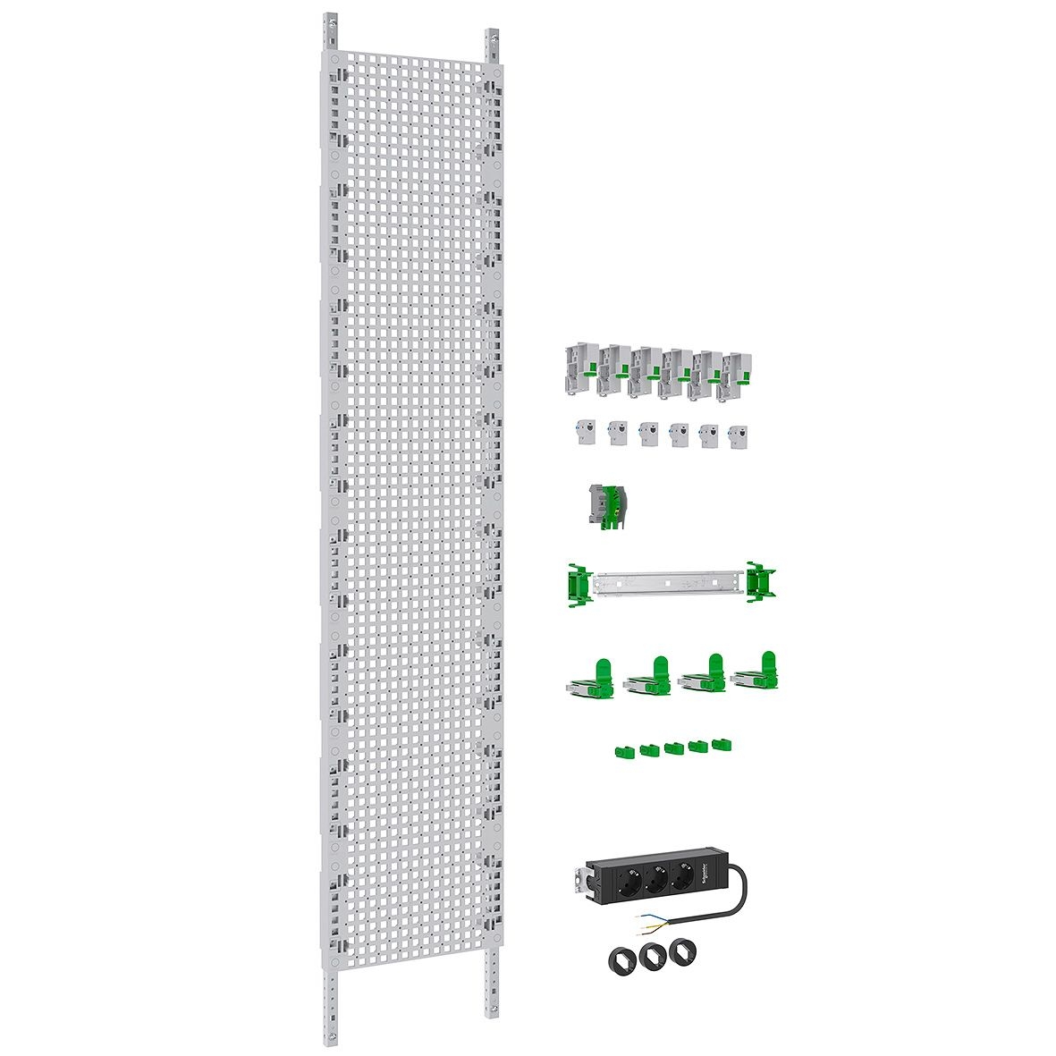 ABN VX19RM8182 Multimediafeld FB1, BH9, LexCom Home, 6xRJ45, S-One, 4xFix Box, 5xFix Cable, EU-Steckdose