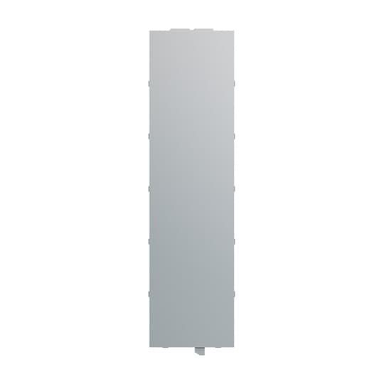 Busch-Jaeger SLX/A.0.11-83 Abdeckung für Schriftfeld für 12-fach Bedienelement, aluminium silber matt, Busch-Tenton