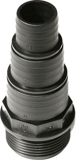 Jung Pumpen JP44209 Schlauchanschluss 1 1/4" auf 25/32/38mm