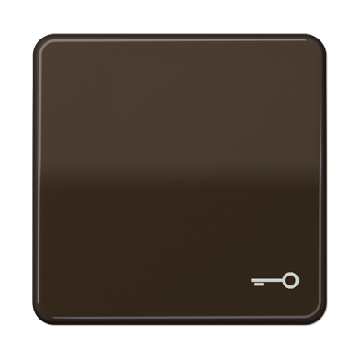 Jung CD590TBR Wippe, Symbol Tür, Duroplast, Serie CD, braun