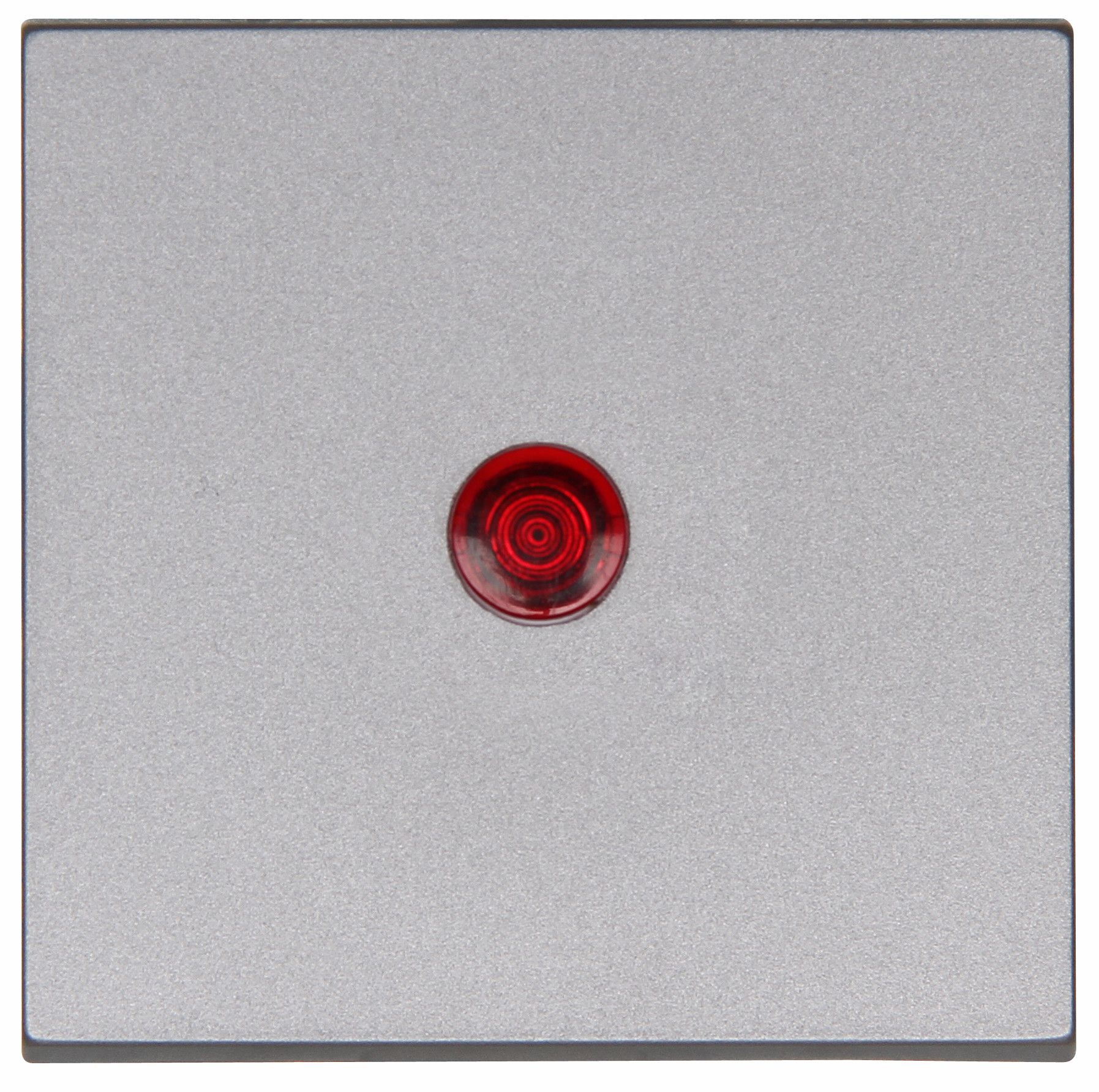 Kopp 490082003 HK07 - Flächenwippe mit Linse rot, Farbe: stahl