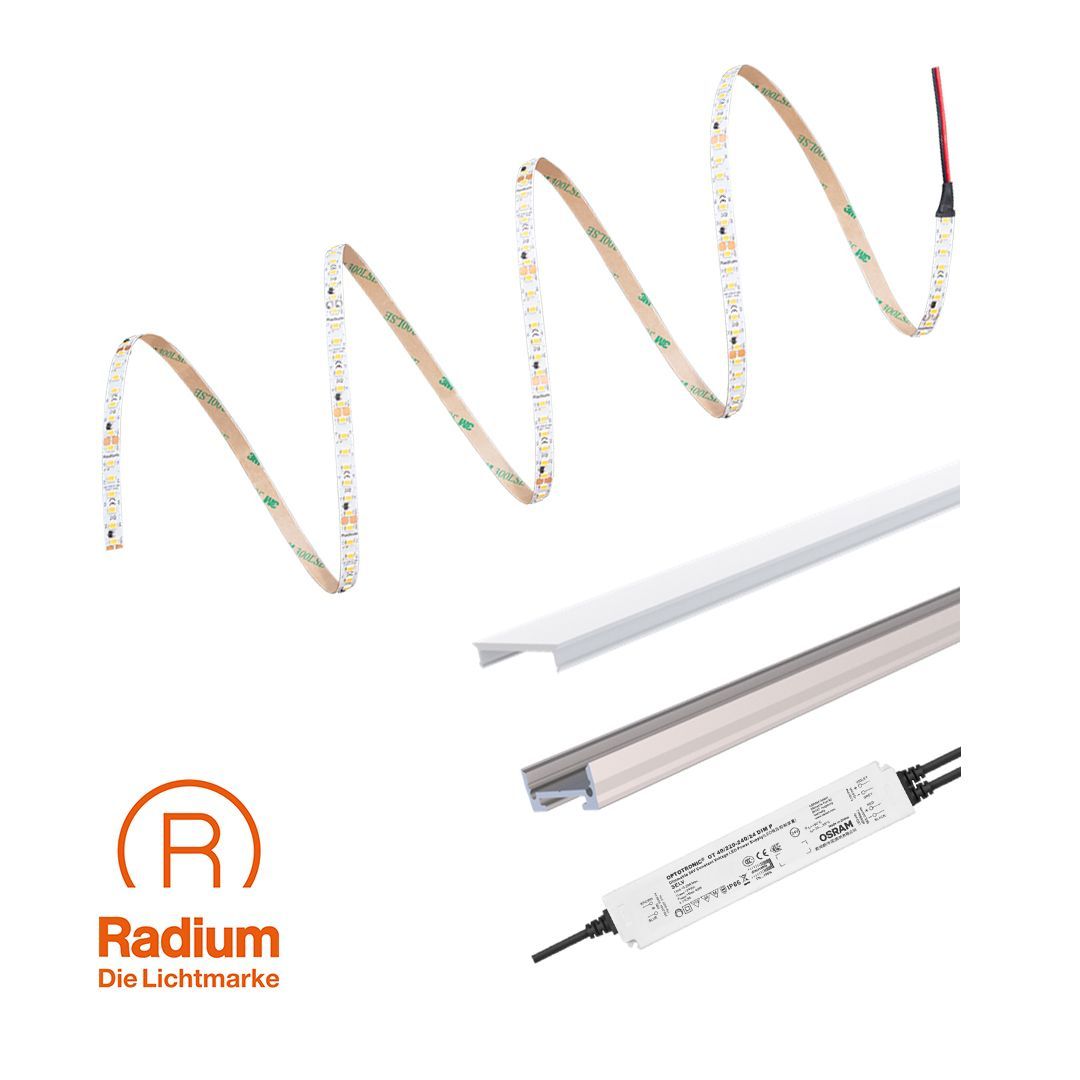 Radium E24-RSTA2065-D LED-Strip-Set 900 S 830/24V, dimmbar, 5Meter