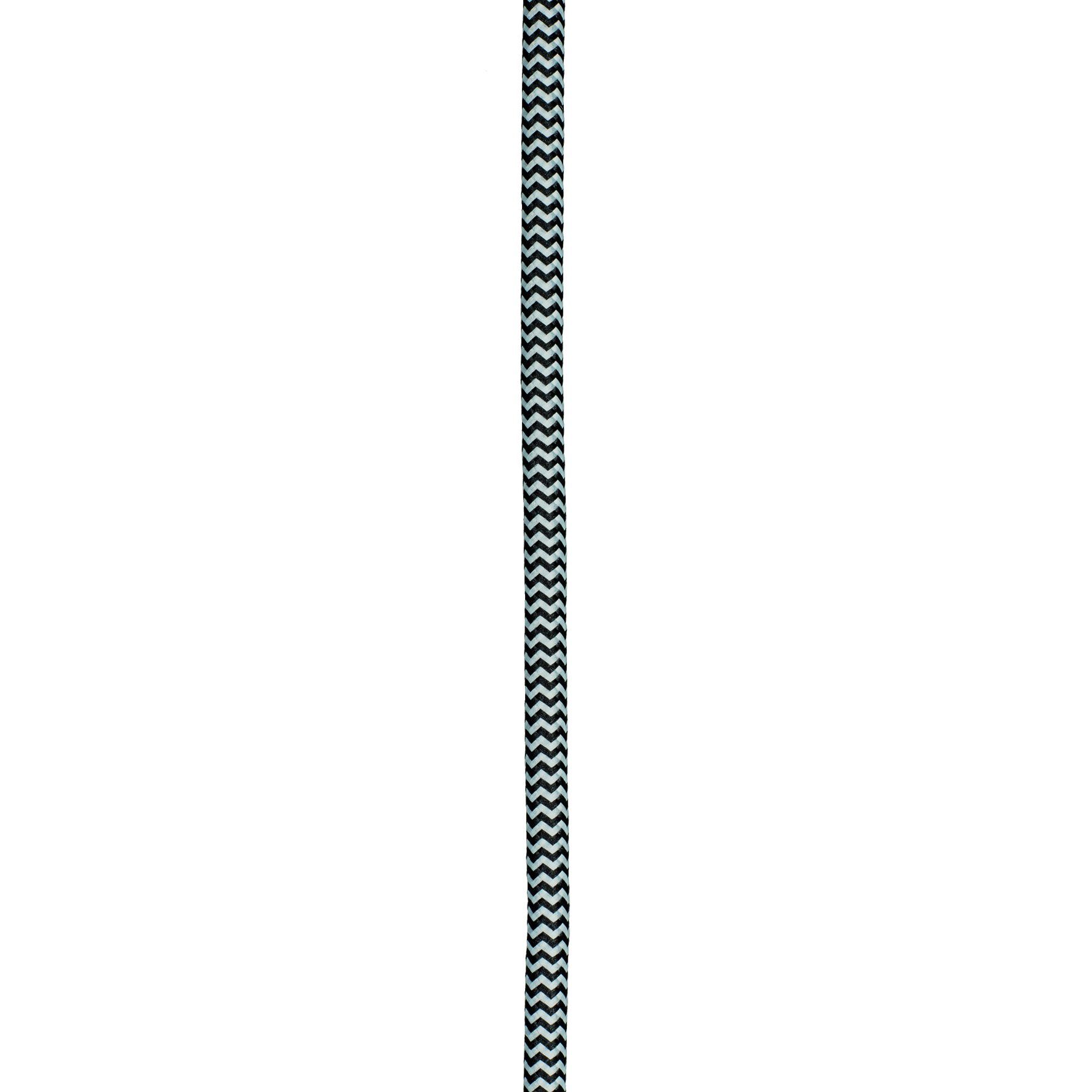 BAILEY 139685 Textilkabel 2x0,75mm², Länge 3m, schwarz/weiß