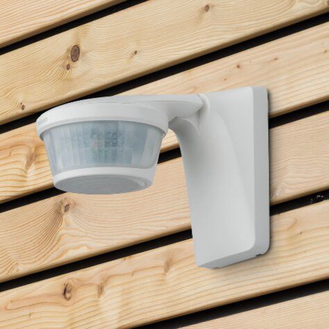 Theben 1010610 theLuxa P300 WH Bewegungsmelder 300° für Wand-oder Deckenmontage, max. 16 m, weiß